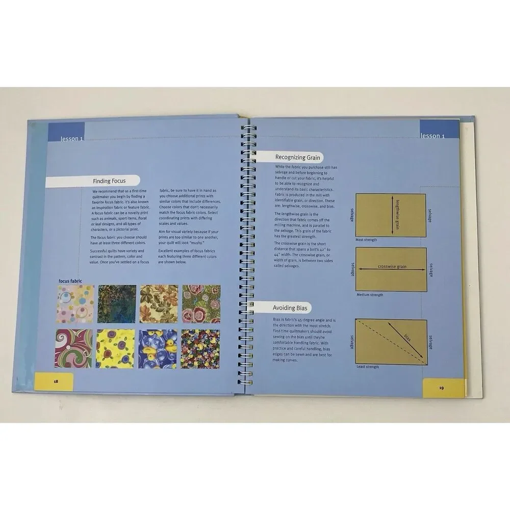 First-Time Quilt Making : Learning to Quilt in Six Easy Lessons by Landauer...